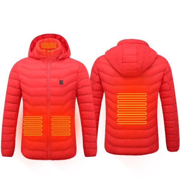 New Heated Jacket Coat USB Electric Jacket Cotton Coat Heater Thermal Clothing Heating Vest Men's Clothes Winter - Image 9