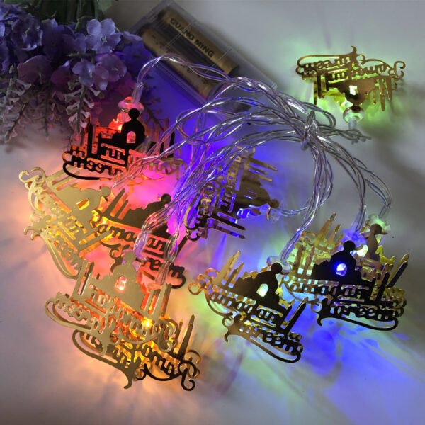 ramdan mubarak decor New Muslim Ramadan Iron LED Letters Europe And The United States - Image 5