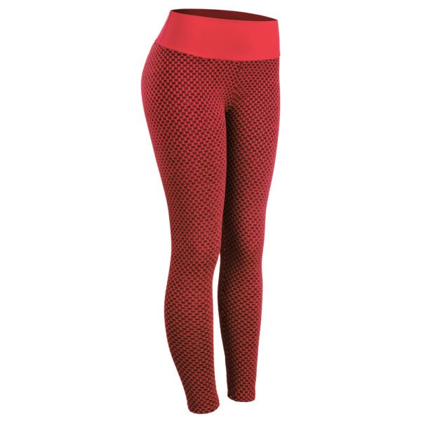 Plaid Leggings Fitness Yoga Pants Women's Seamless High Waist Breathable Gym Leggings - Image 7