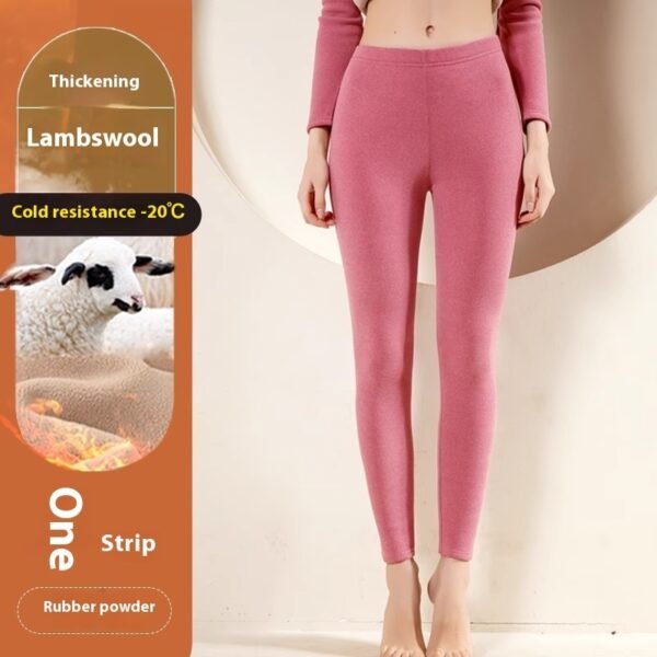 Warm Cashmere Leggings Winter Solid Slim Pants Fashion Trousers For Women Clothing - Image 7