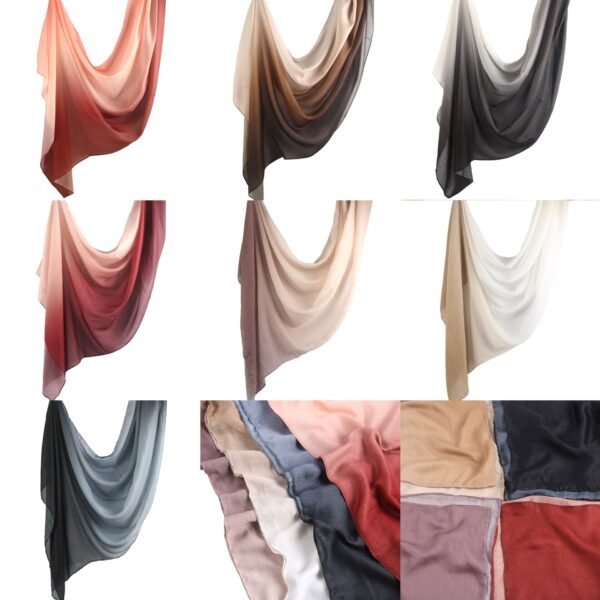 Modal Thin Gradient Scarf For Women - Image 10