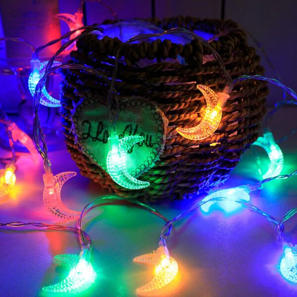 Creative Simple Moon Holiday Decoration LED Lighting Chain - Image 7