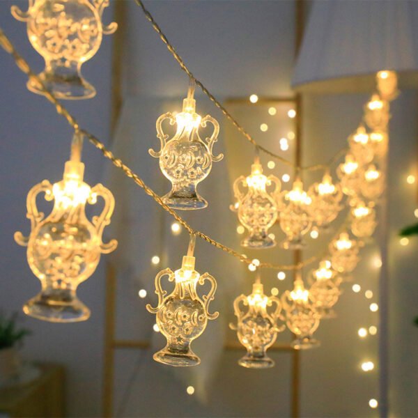 Creative Simple Moon Holiday Decoration LED Lighting Chain - Image 6